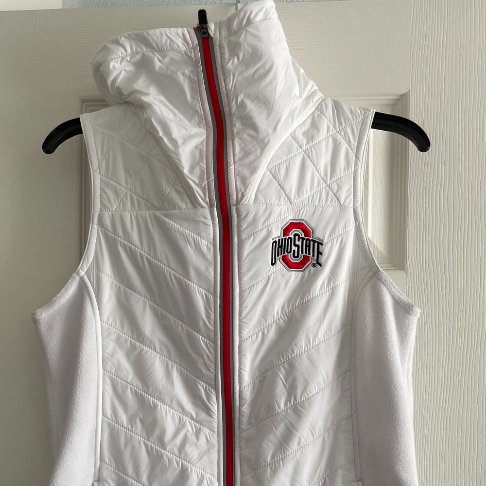 Women's Ohio State White Vest Medium
